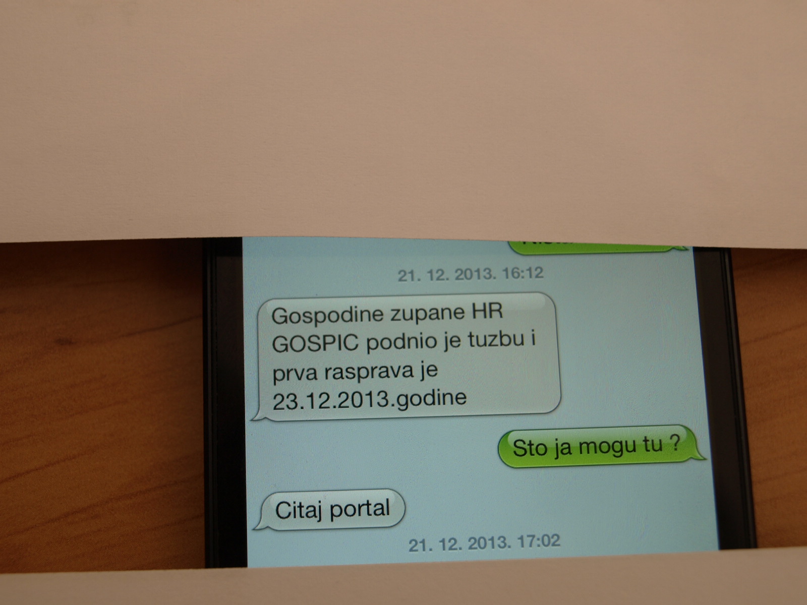 Sporni sms